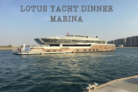 Lotus Yacht Dinner Marina Dubai